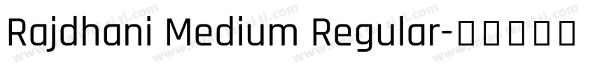 Rajdhani Medium Regular字体转换